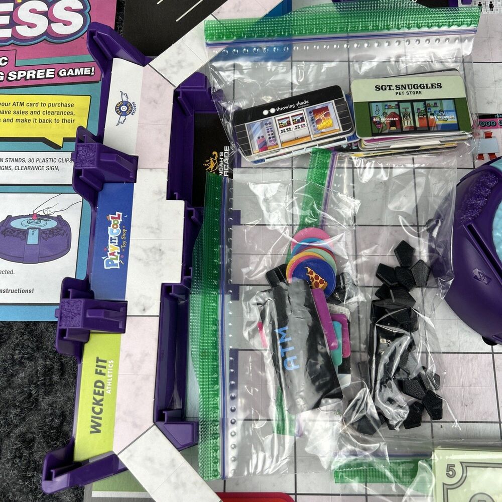 Mall Madness Electronic Board Game 2020 Hasbro The Classic Shopping Spree Game - Picture 7 of 15